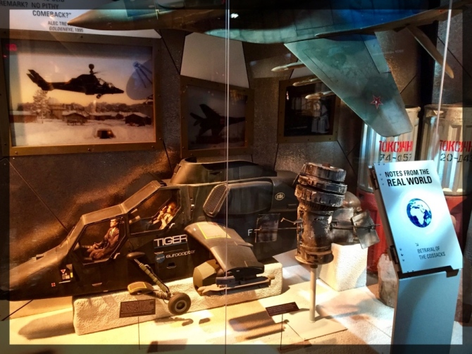 Spy Museum James Bond Villain Goldeneye Eurocopter Model
