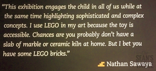 Art of the Brick Lego Exhibit